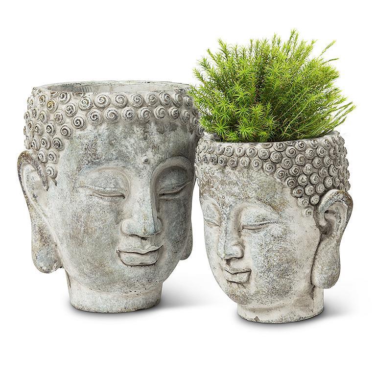 Large Buddha Head Planter