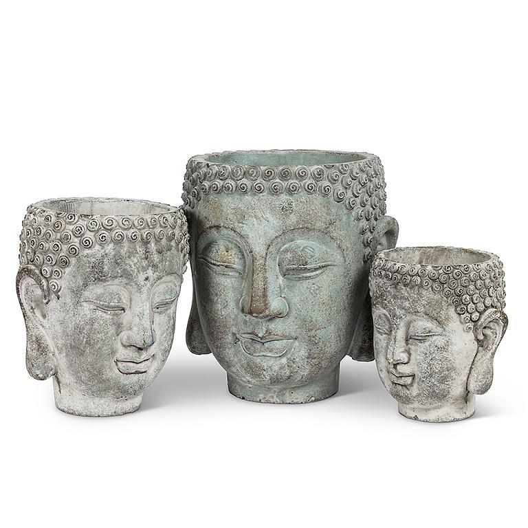 Large Buddha Head Planter