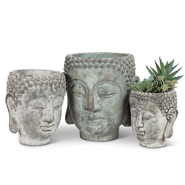 Large Buddha Head Planter