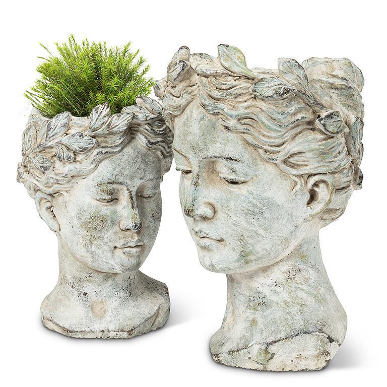 Small Woman Head Planter