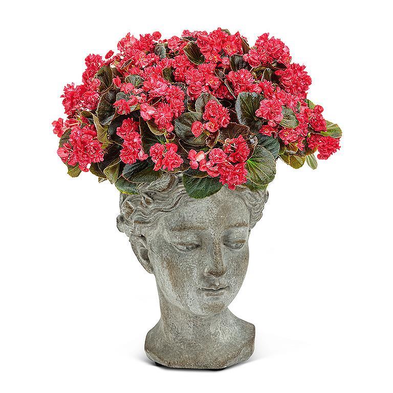 Extra Small Woman Head Planter
