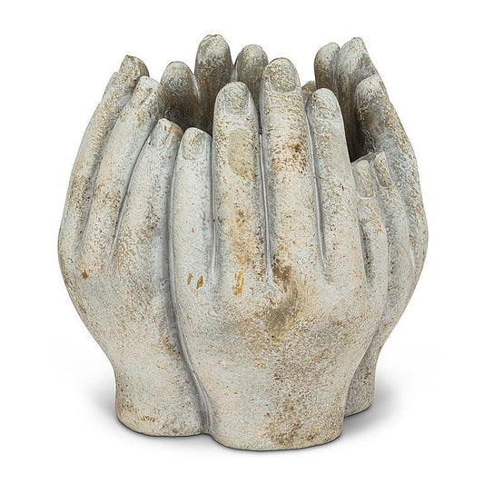 Small Tall Hands Planter