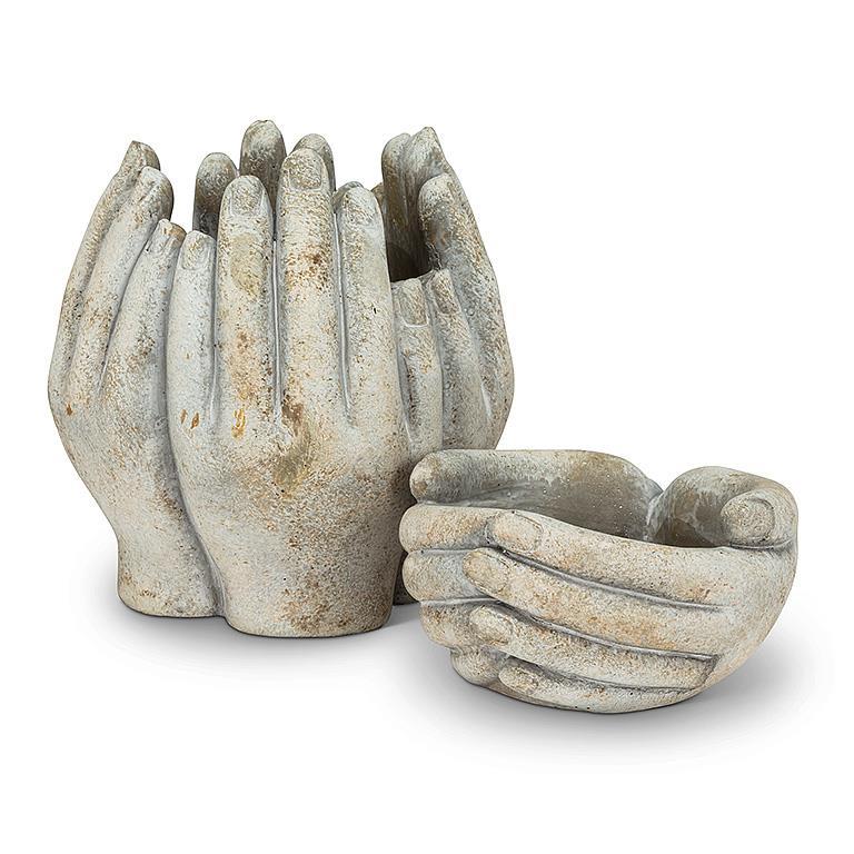 Small Tall Hands Planter