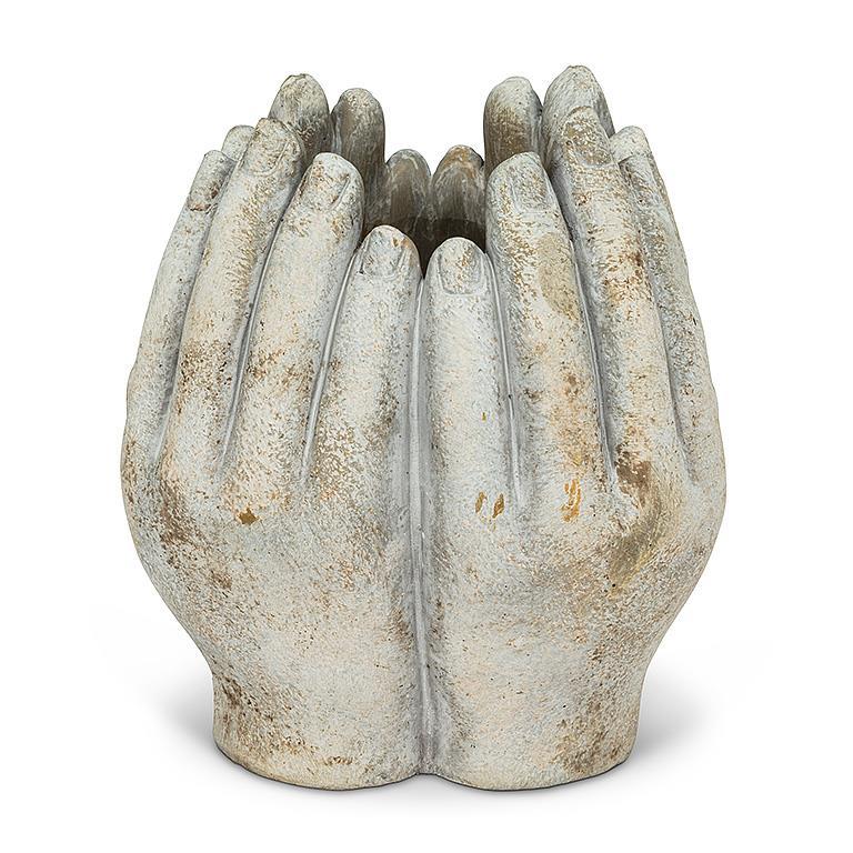 Small Tall Hands Planter