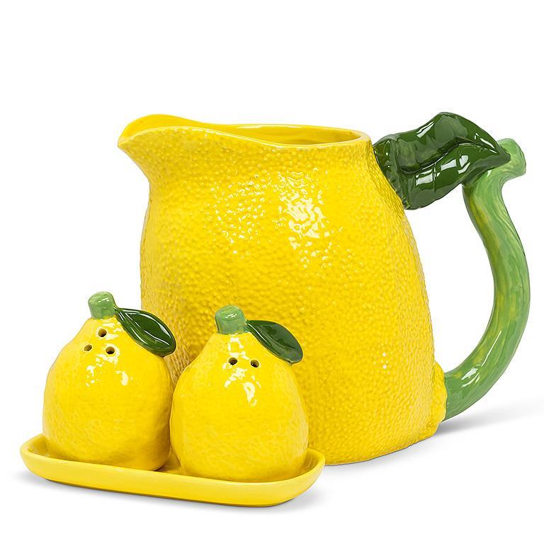 Download Images Lemon Salt & Pepper on Tray