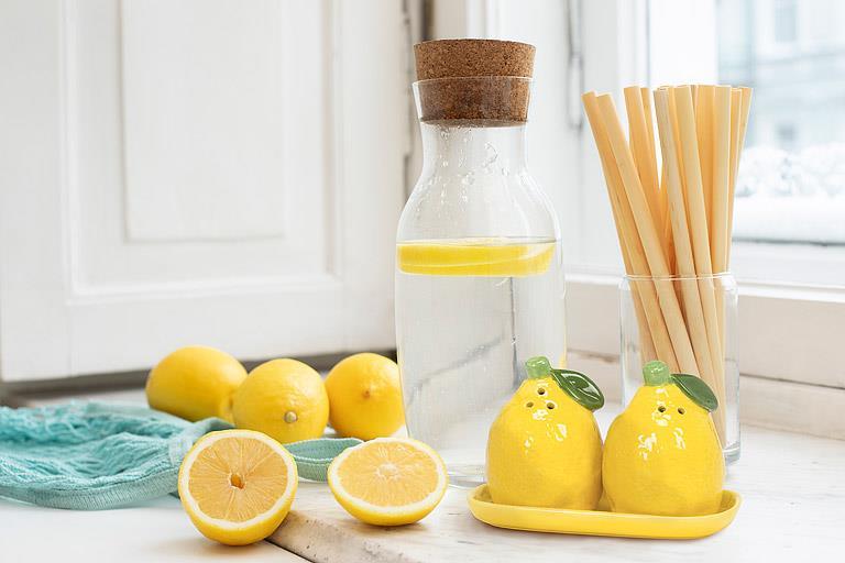Download Images Lemon Salt & Pepper on Tray