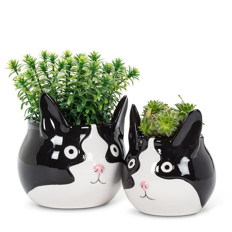 Large Cat Head Planter