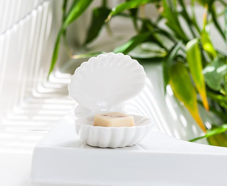 Double Clam Shell Soap Dish