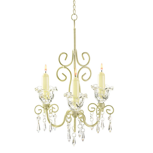Shabby Elegance Scrollwork Chandelier