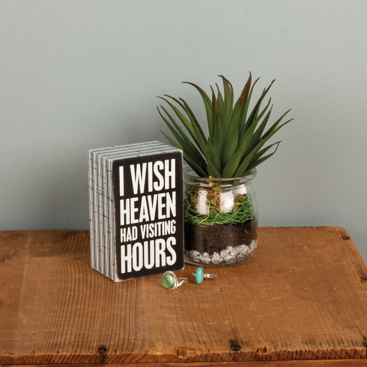 Visiting Hours Box Sign