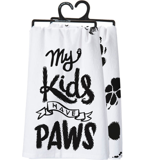 Kitchen Towel Kids Have Paws