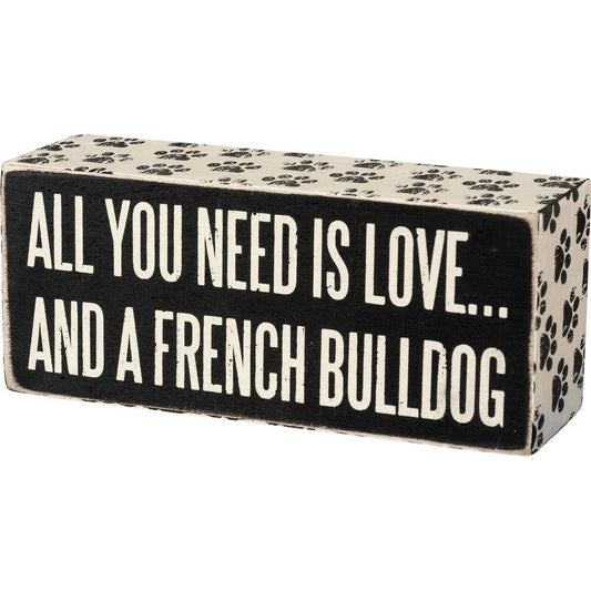 Box Sign - French Bulldog