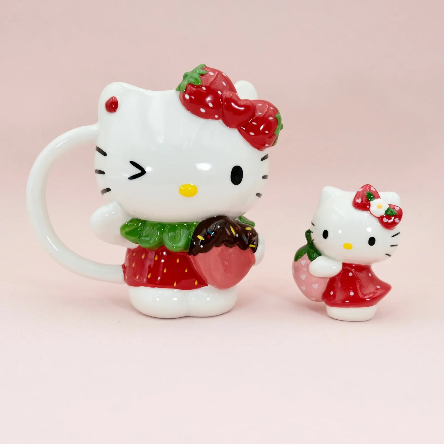 Hello Kitty with Strawberry Figural Mug and Gift Set