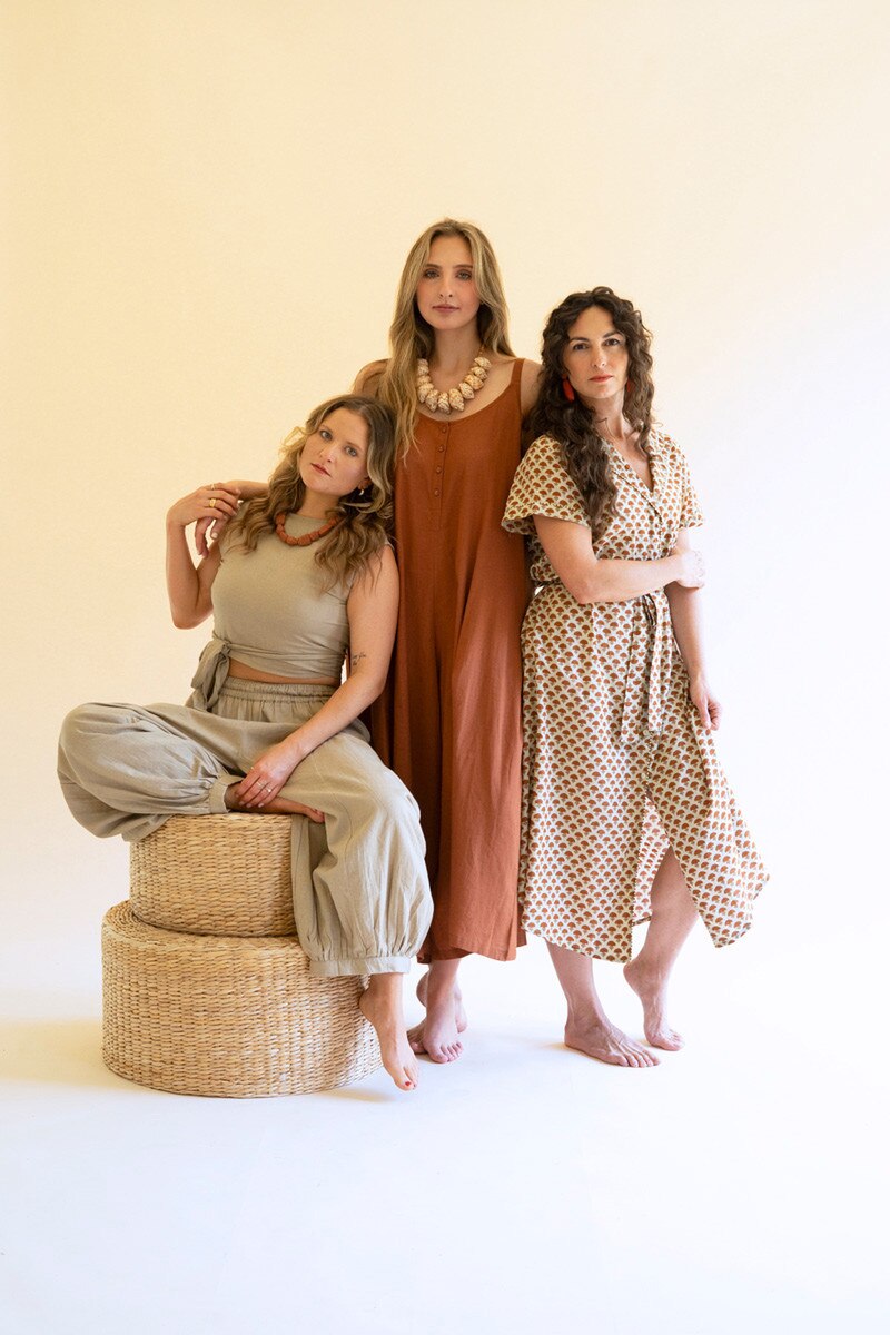 Set of 3 Raffia Necklaces