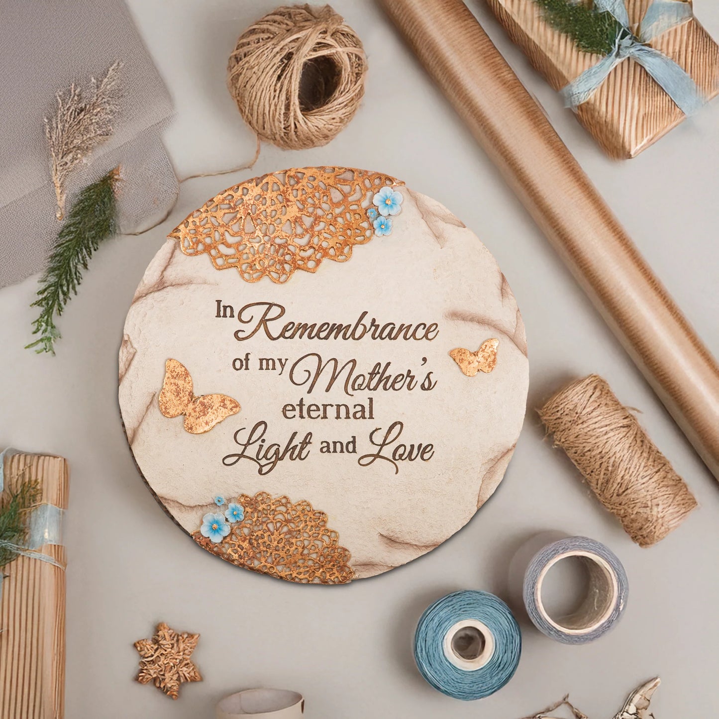 Remembering Mother 10" Garden Stone