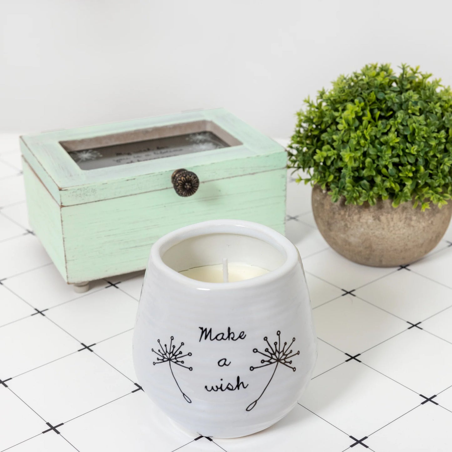 Make a Wish - 8 oz - 100% Soy Wax Candle Scent: Serenity