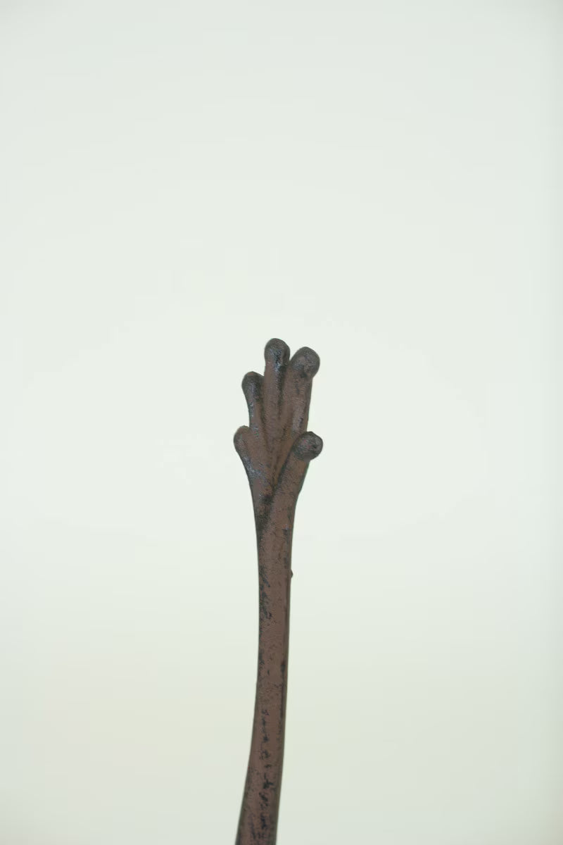 Cast Iron Frog Paper Towel Holder