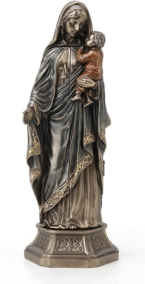 Madonna And Baby Jesus Triptych - The Nativity