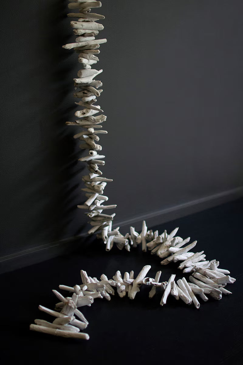 Whitewash Driftwood Garland