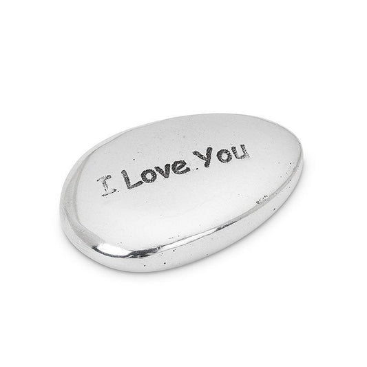Engraved Pebble I Love You