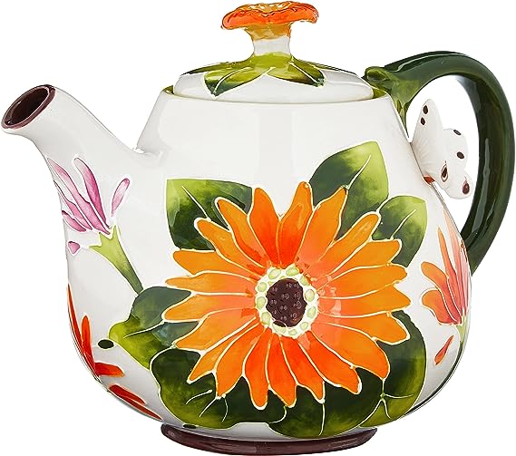 Gerber Daisy Teapot