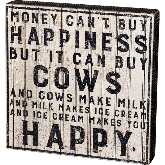 Box Sign - Buy Cows