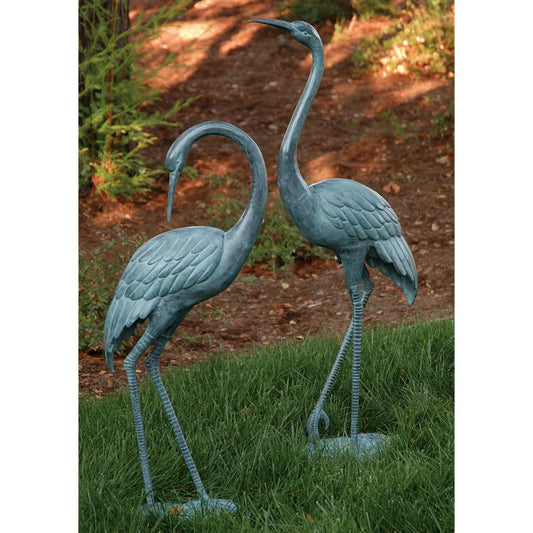 Medium Garden Crane Pair
