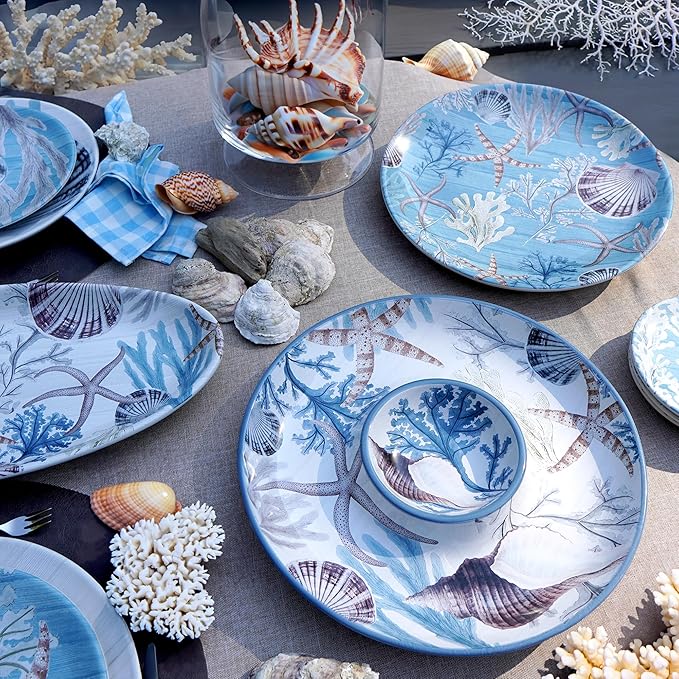 Beyond The Shore 13" Round Platter