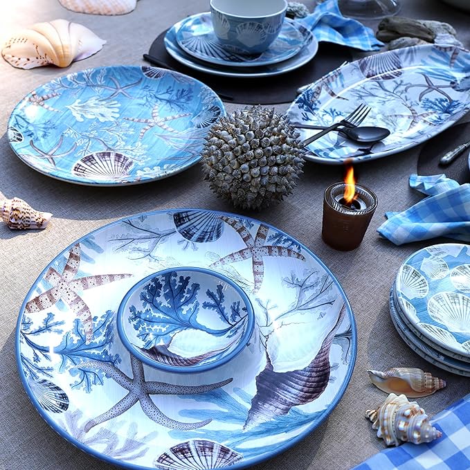 Beyond The Shore 13" Round Platter