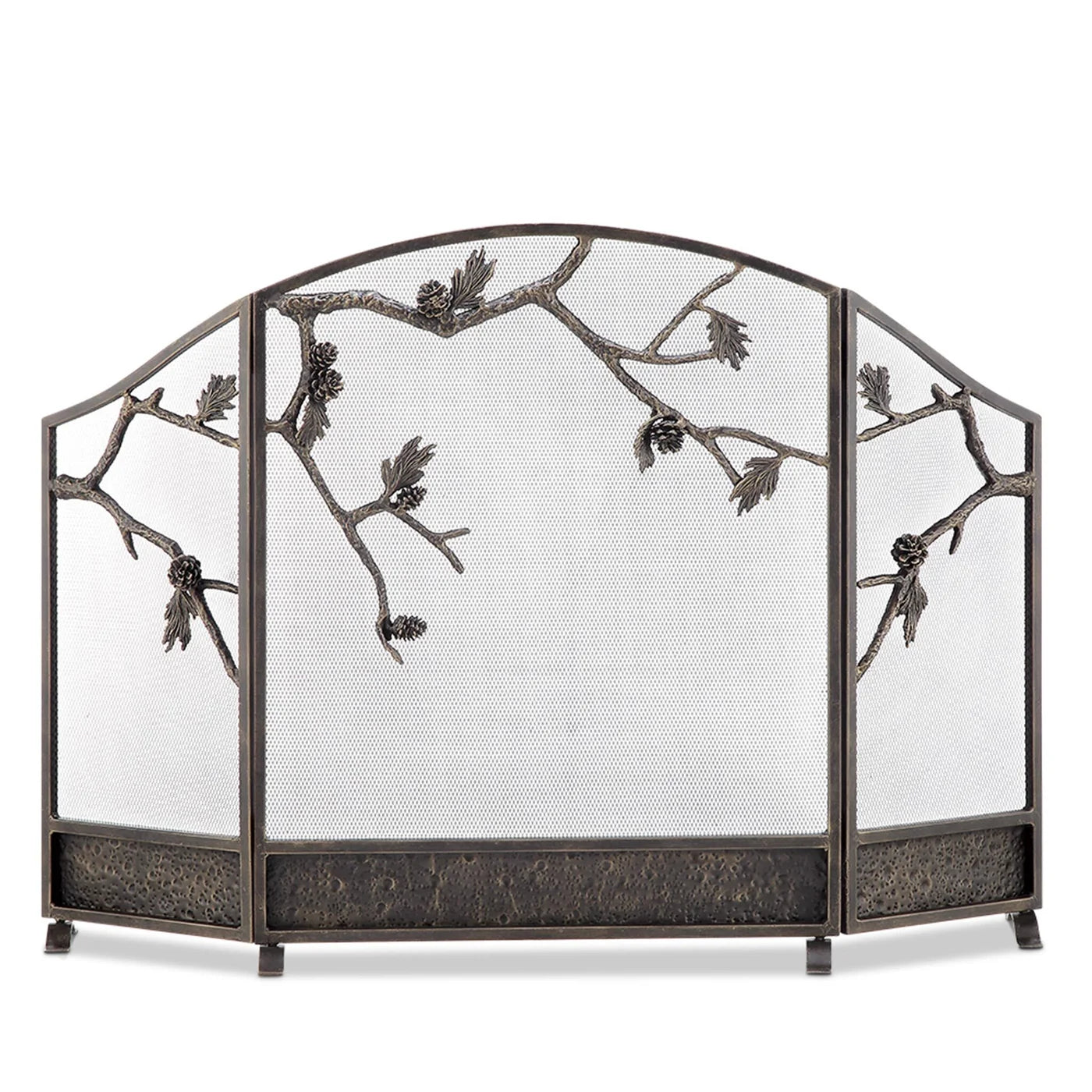 Pinecone Fireplace Screen