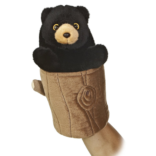 Hand Puppet - 10" Black Bear Pop Up Puppet