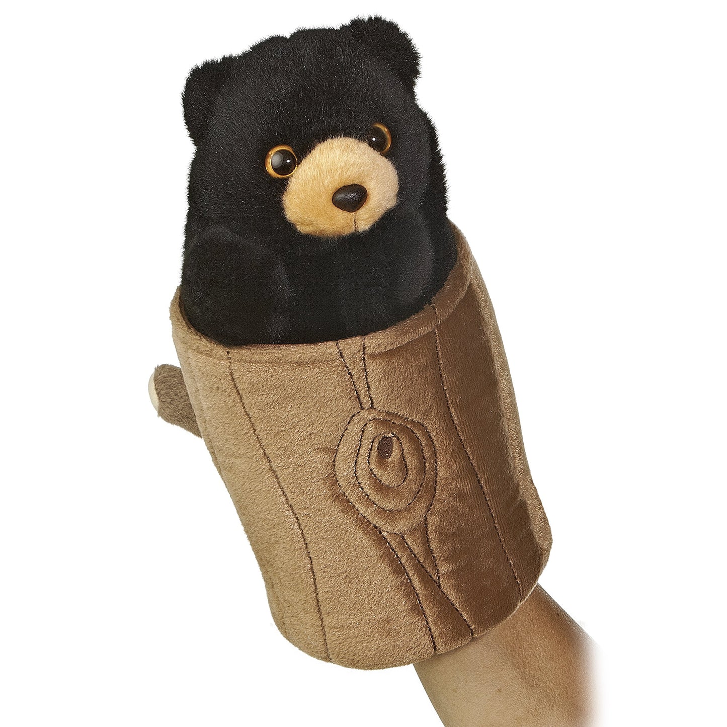 Hand Puppet - 10" Black Bear Pop Up Puppet