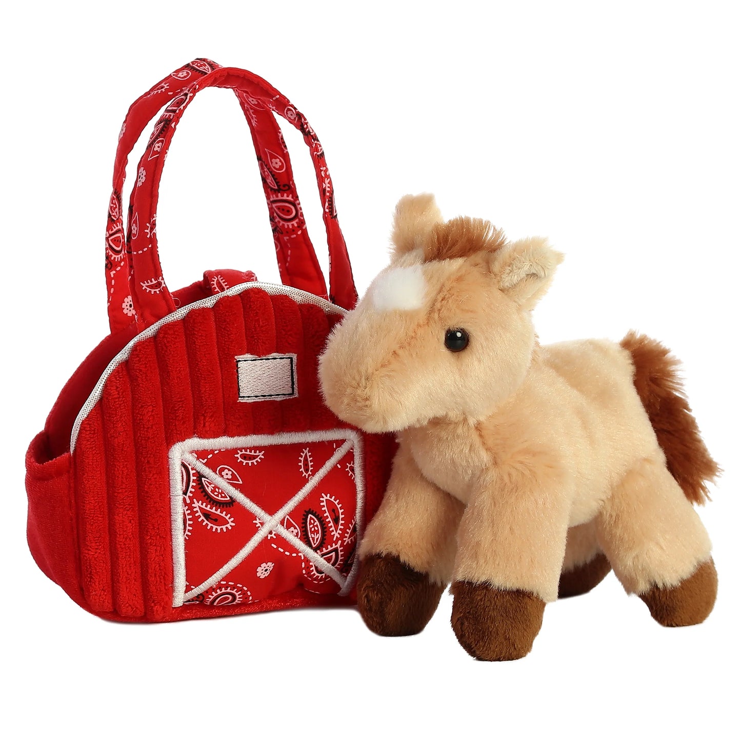 Fancy Pals 7" Red Barn Horse