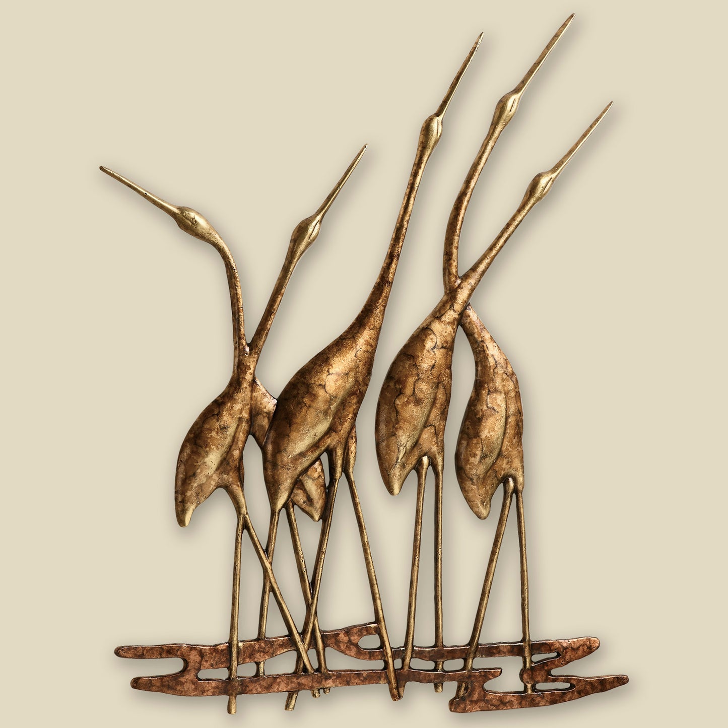 Crane Quintet Wall Plaque