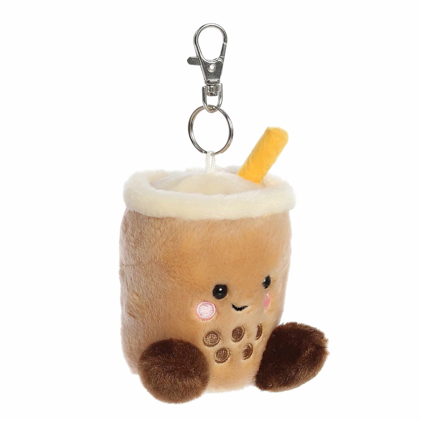 Palm Pals - 4" Milky Tea Boba Clip-On