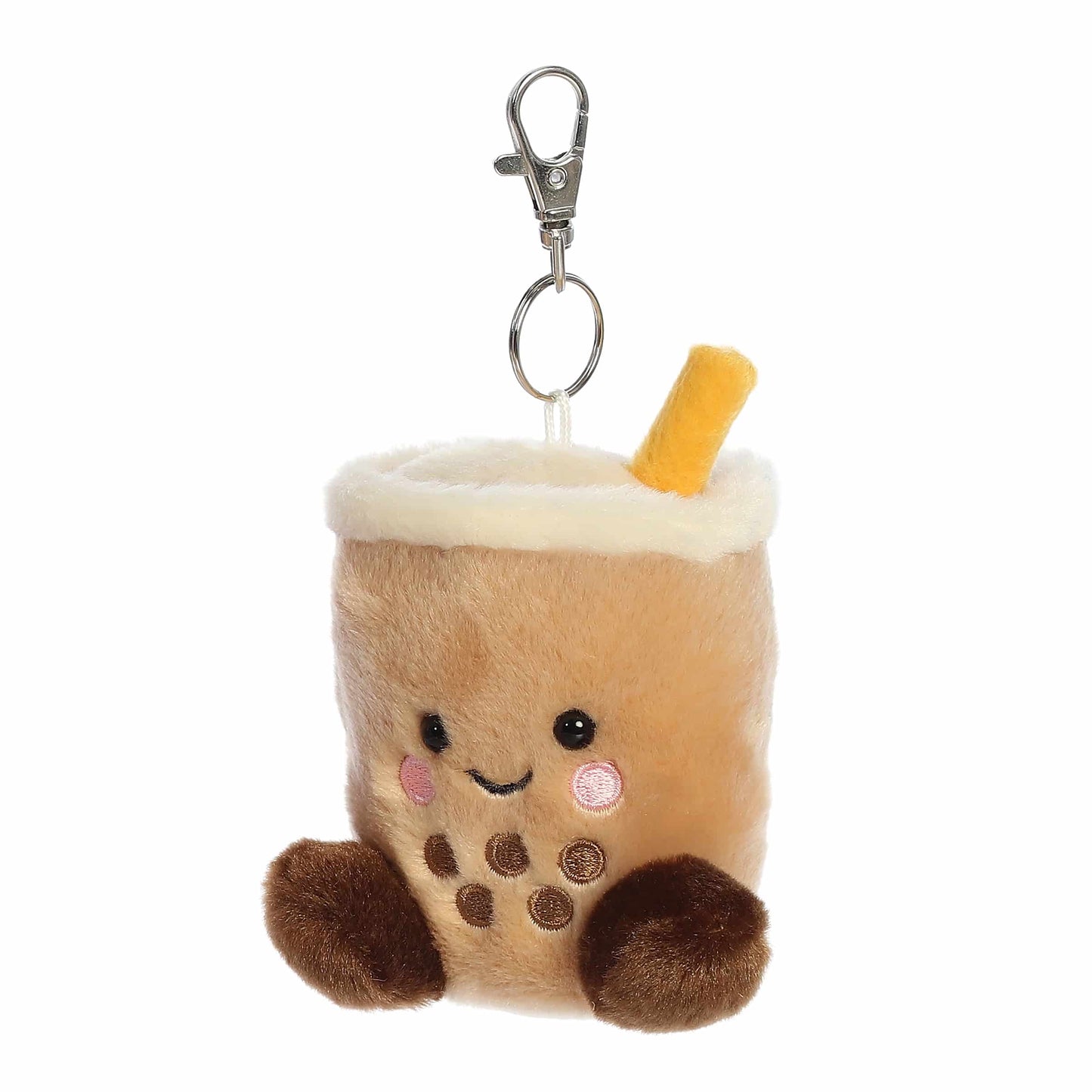 Palm Pals - 4" Milky Tea Boba Clip-On