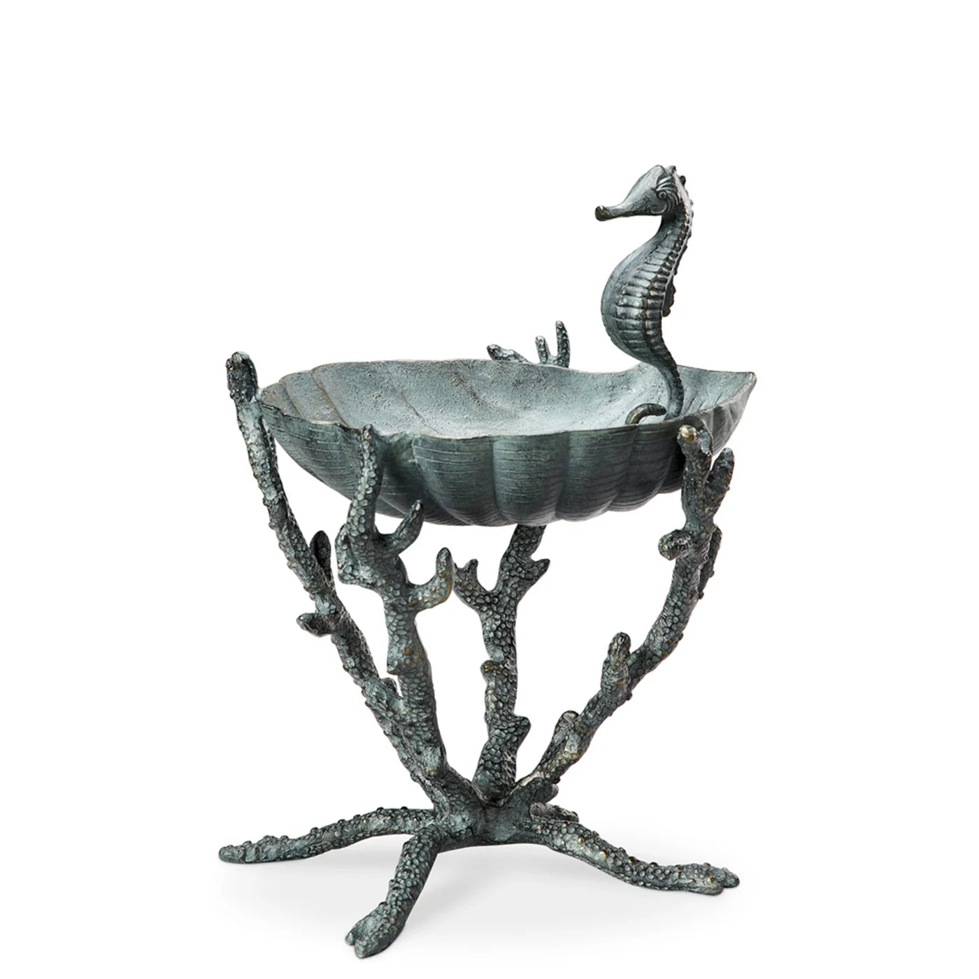 Seahorse Birdbath