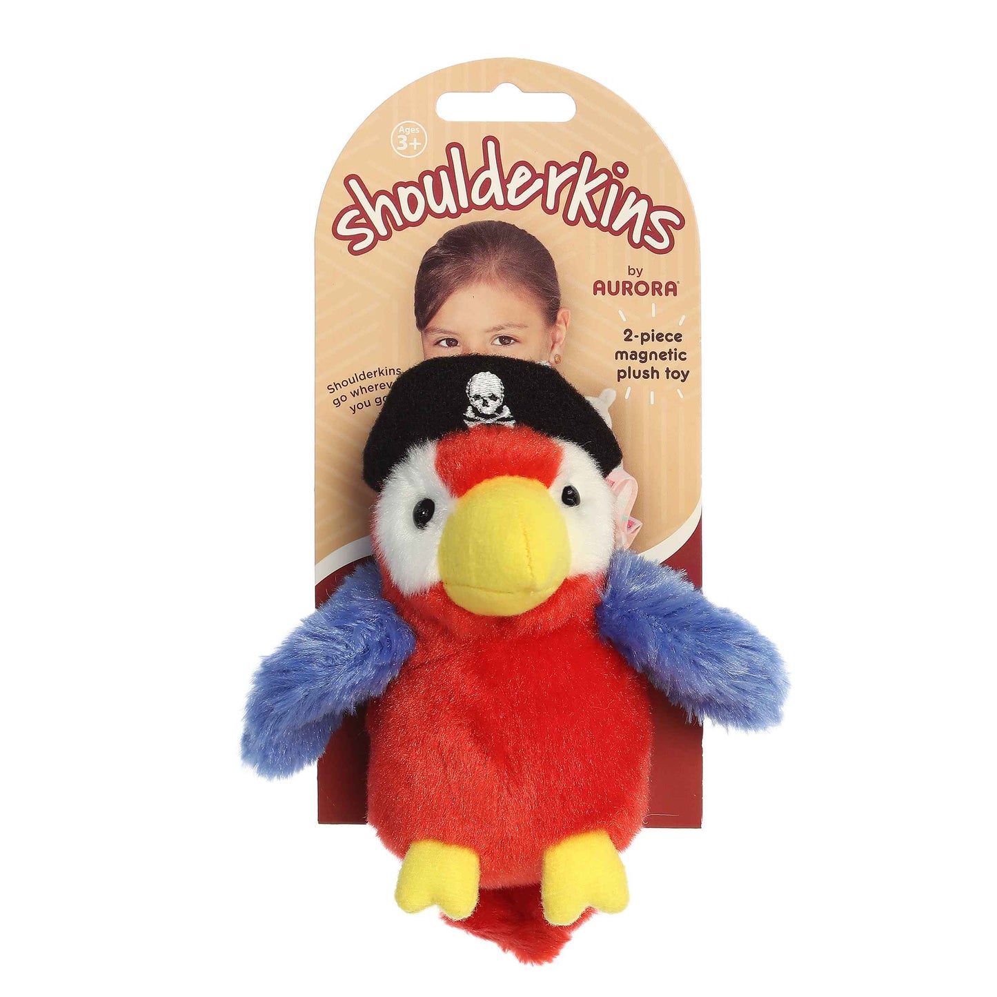 Shoulderkins 5" Swashbuckler Parrot