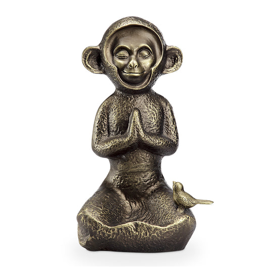 Meditating Monkey Birdfeeder