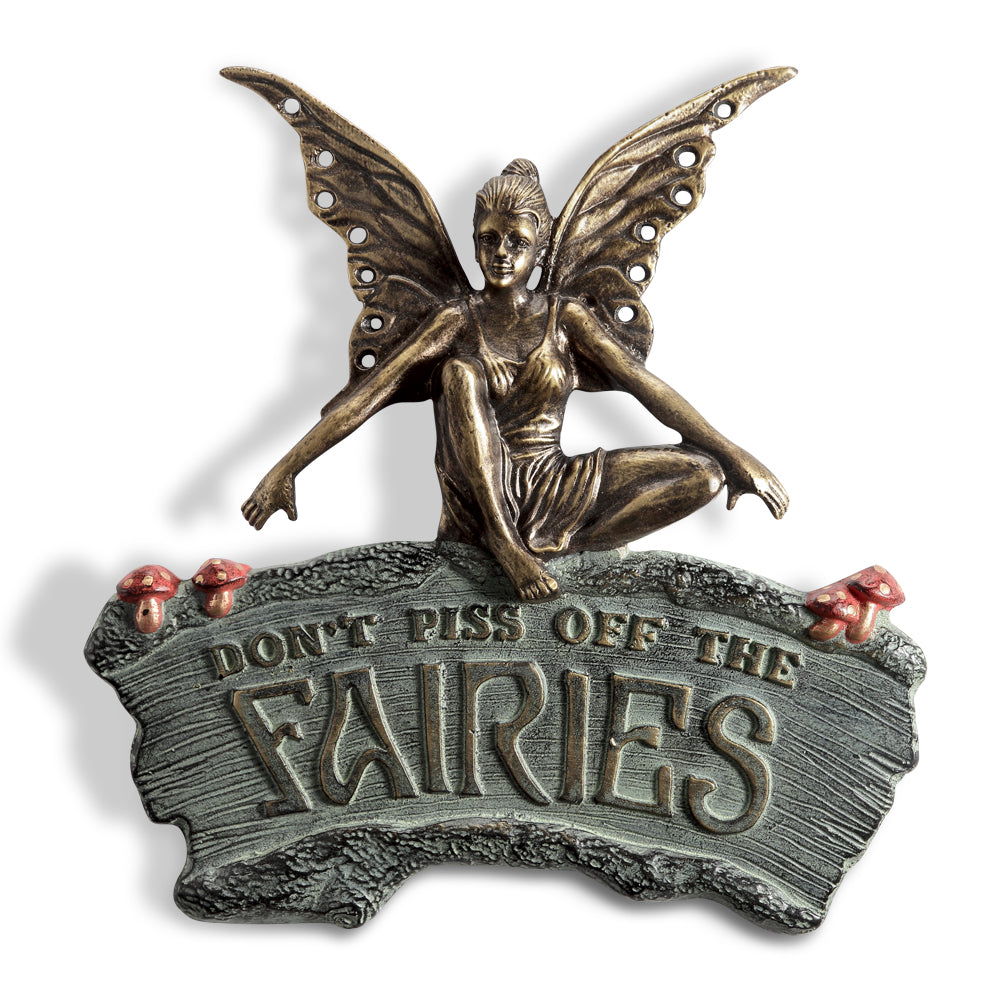 Cautionary Fairy Garden Sign o