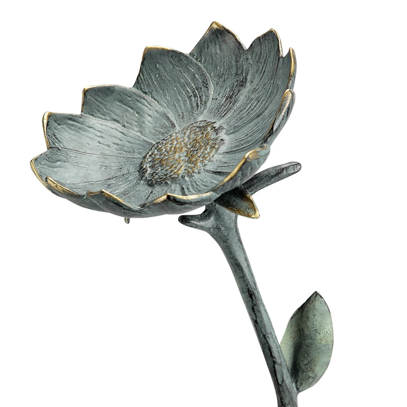 Rowdy Rabbit Pair And Flower Birdfeeder With Stake