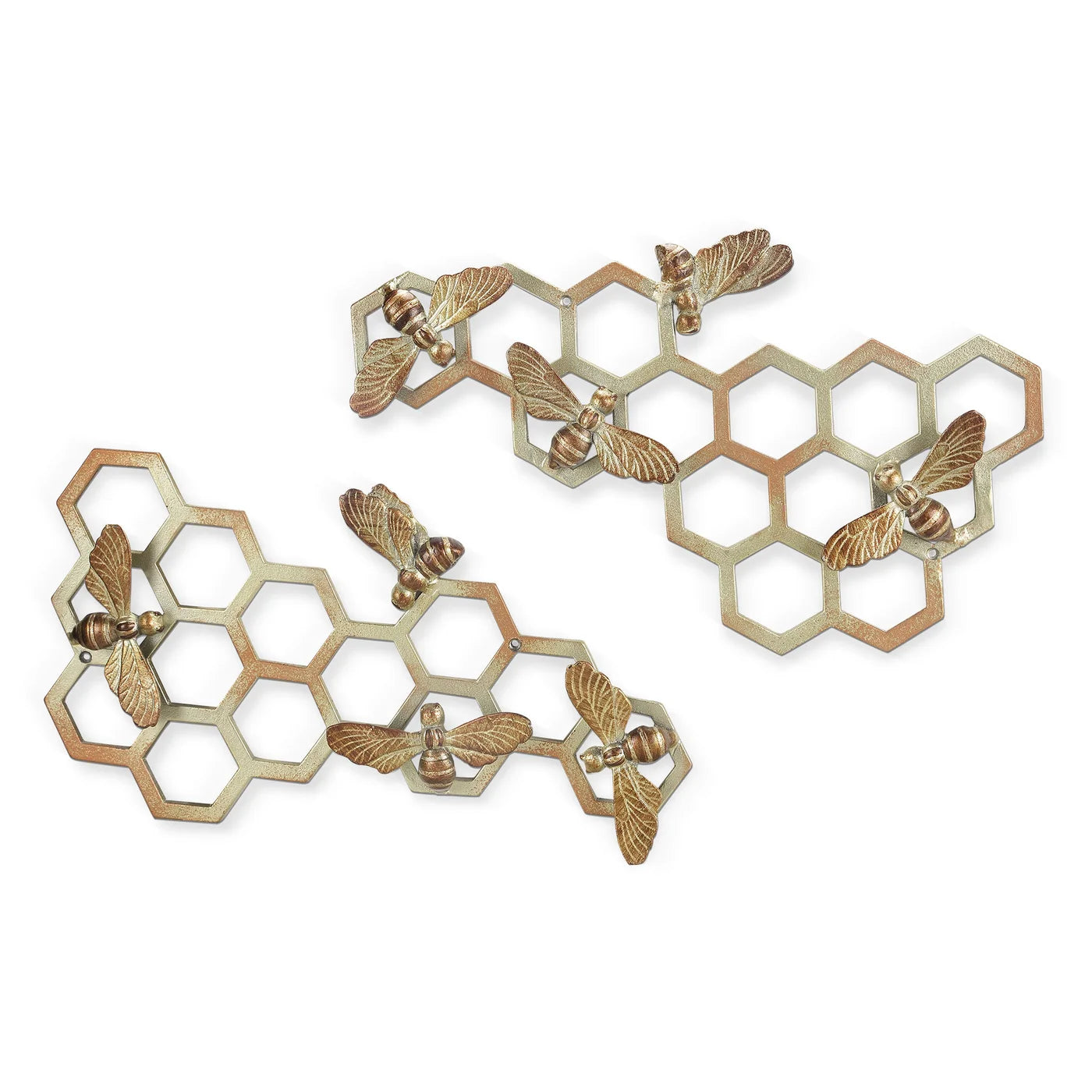 Honeycomb and Bee Wall Plaques