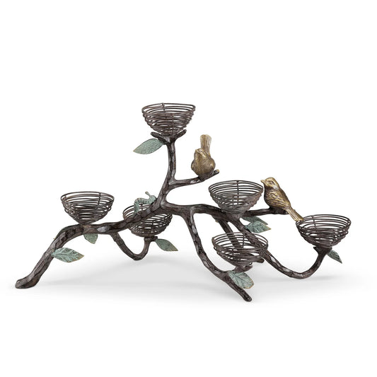 Birds And Nests Candelabra