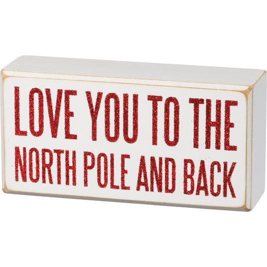 Box Sign - North Pole
