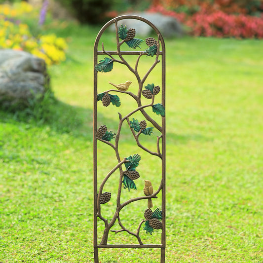 Bird And Pinecone Trellis