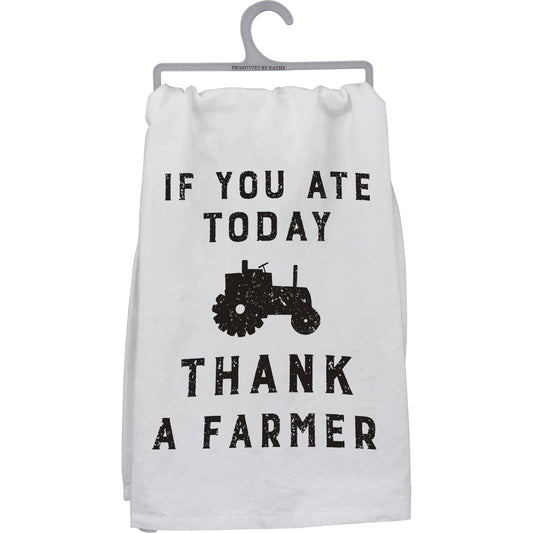 Kitchen Towel Thank Farmer