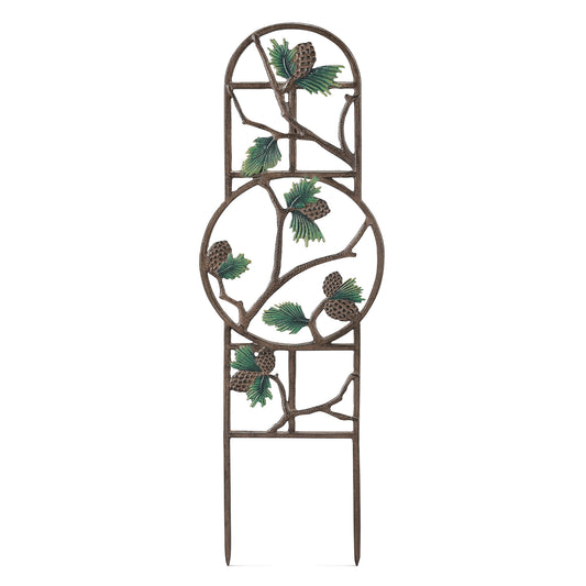 Pinecone And Branch Trellis