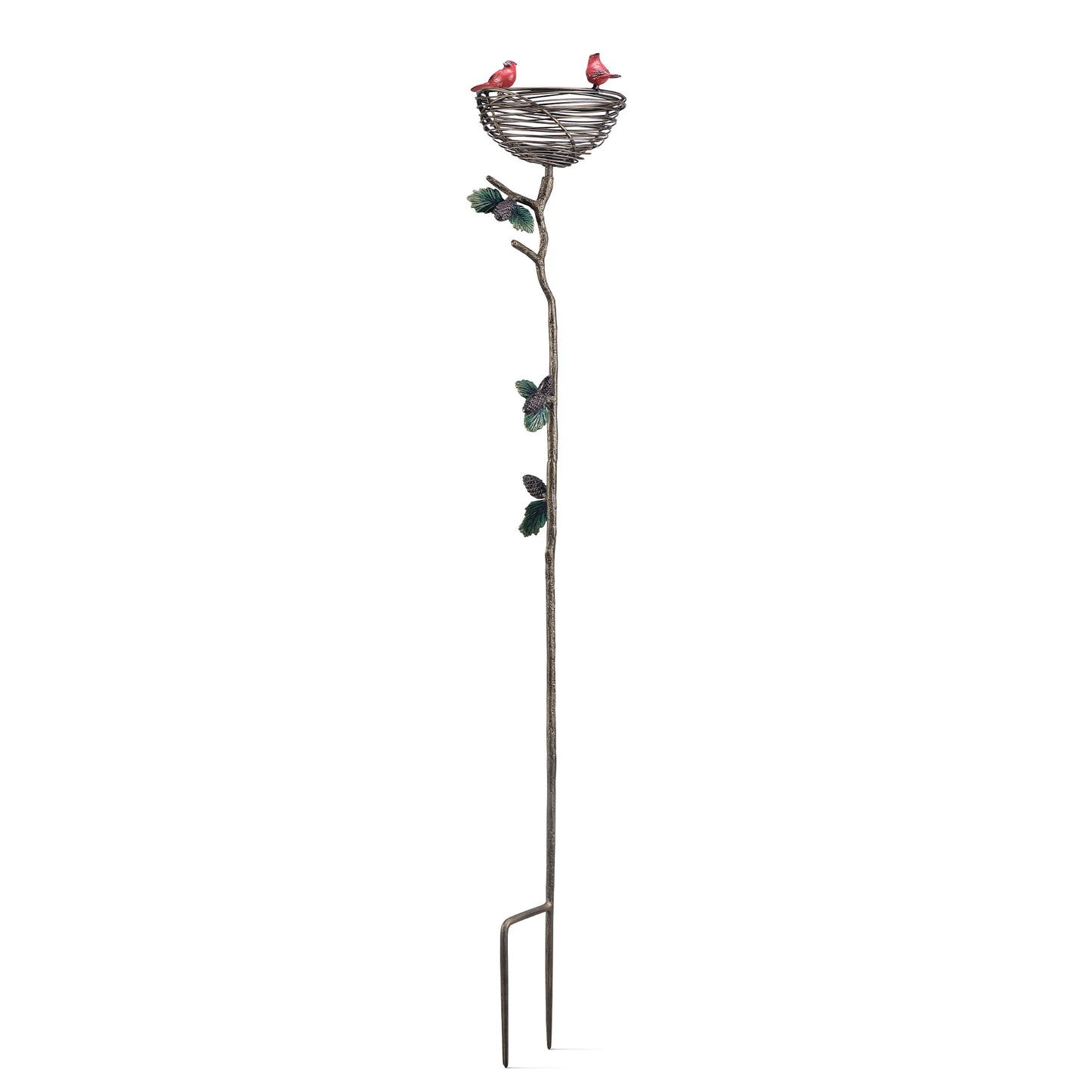 Cardinal Couple Planter Holder