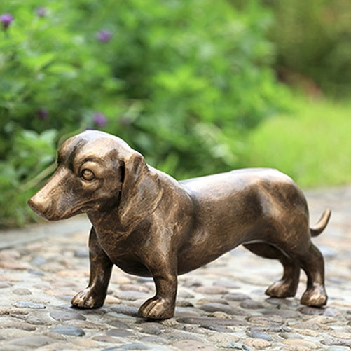 Dachshund Garden Sculpture