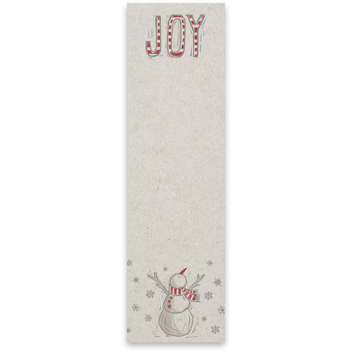 Joy Snowman List Pad
